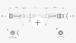 Verbindungsleitungen BCC M314-M313-30-300-PX0334-040