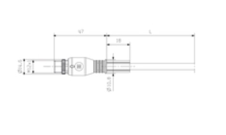 Verbindungsleitung M12 SAIL-M12GM12W-4-3L0.6U